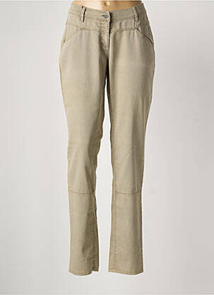 Blugi cu croială slim bej SANDWICH femeie