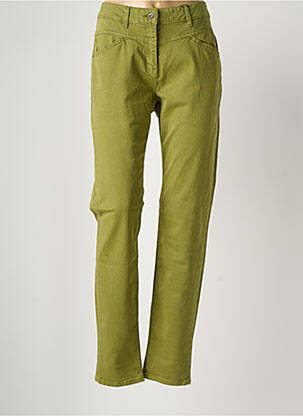 Blugi cu croială slim verde SANDWICH femeie