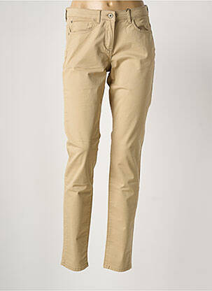 Blugi cu croială slim bej închis SANDWICH femeie