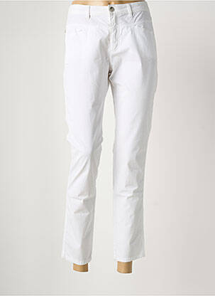 Pantalon 7/8 elasticitate mărime normală alb ONE STEP femeie