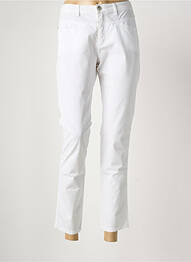 Pantalon 7/8 elasticitate mărime normală alb ONE STEP femme