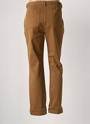 Pantalon chino țesătură poplin mărime normală maro HARRIS WILSON femeie