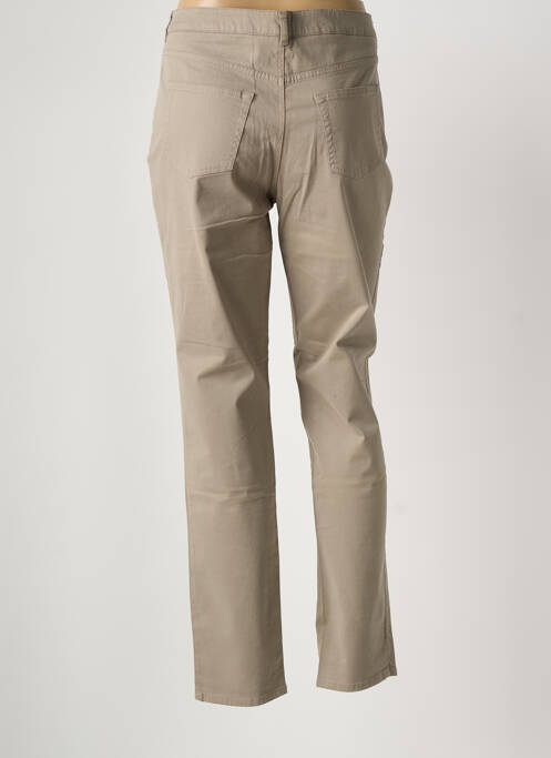 Pantalon slim maro ELEMENTE CLEMENTE femeie