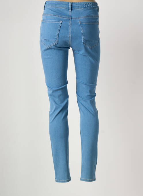 Blugi skinny albastru SANDWICH femeie