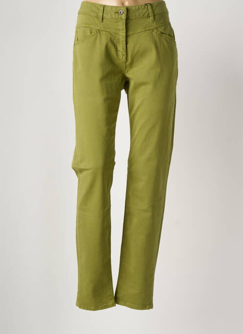 Blugi cu croială slim verde SANDWICH femeie