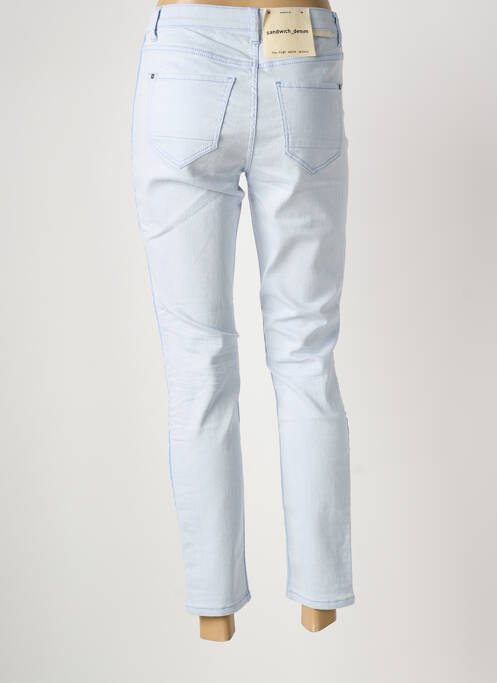 Blugi cu croială slim albastru SANDWICH femeie