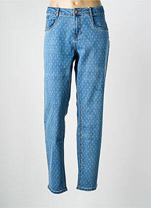 Blugi cu croială slim albastru CREAM femeie