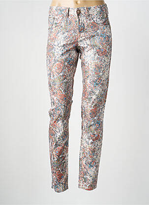 Blugi cu croială slim bej CREAM femeie