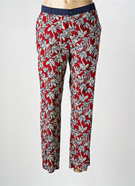 Pantalon 7/8 țesătură poplin mărime normală roșu HARRIS WILSON femeie