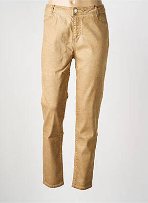 Blugi cu croială slim maro EVA KAYAN femeie