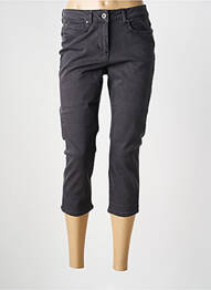 Pantalon trei sferturi elasticitate mărime normală gri SANDWICH femme