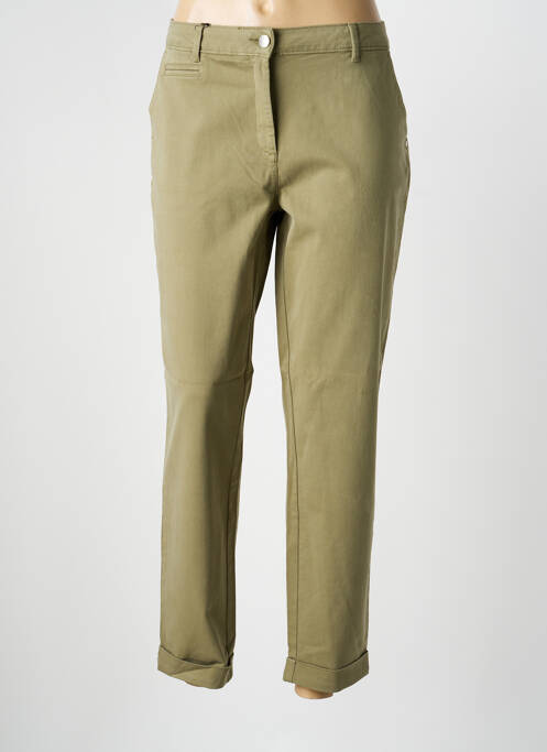 Pantalon chino verde EVA KAYAN femeie