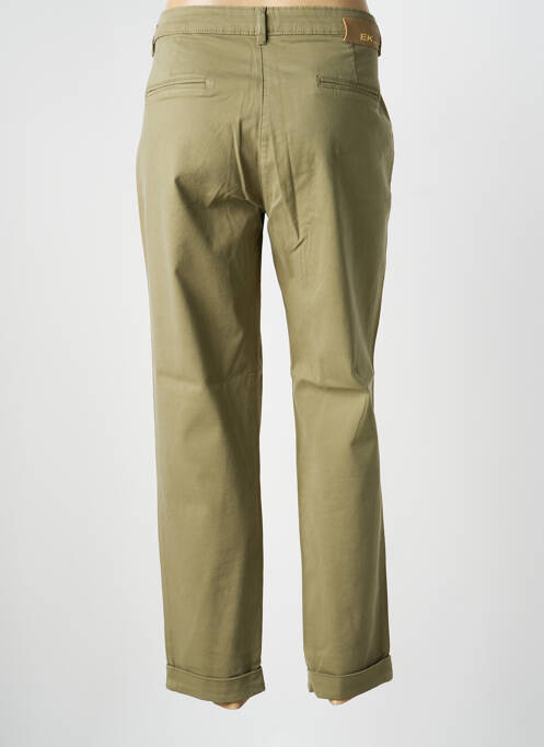 Pantalon chino verde EVA KAYAN femeie