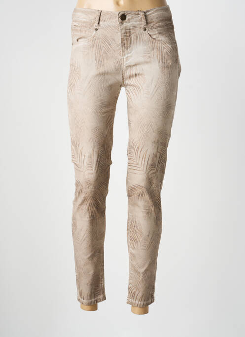 Blugi skinny maro EVA KAYAN femeie