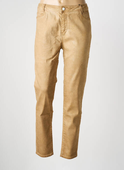 Blugi cu croială slim maro EVA KAYAN femeie