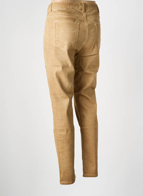 Blugi cu croială slim maro EVA KAYAN femeie