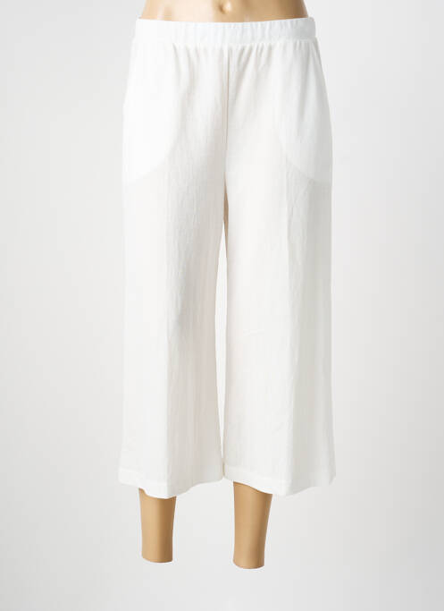 Pantalon trei sferturi alb NINATI femeie