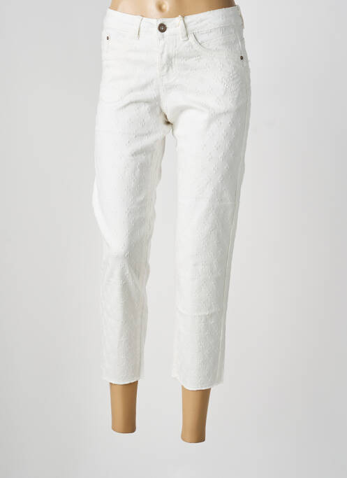 Blugi cu croială slim bej CREAM femeie