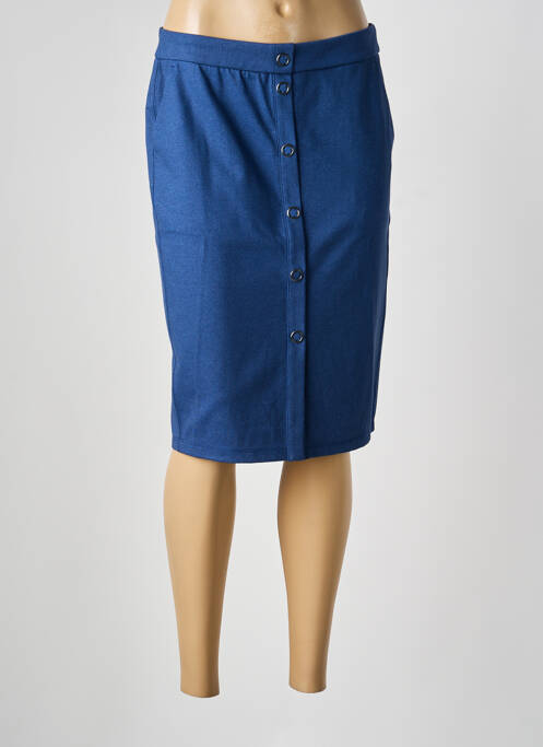 Fustă midi albastru SANDWICH femeie