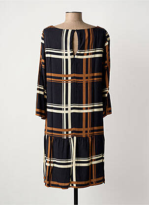 Rochie midi croială fluidă mâneci lungi negru NINATI femeie