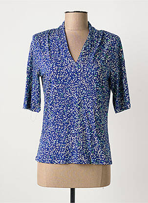 Tricou mâneci 3/4 mâneci 3/4 albastru SANDWICH femeie