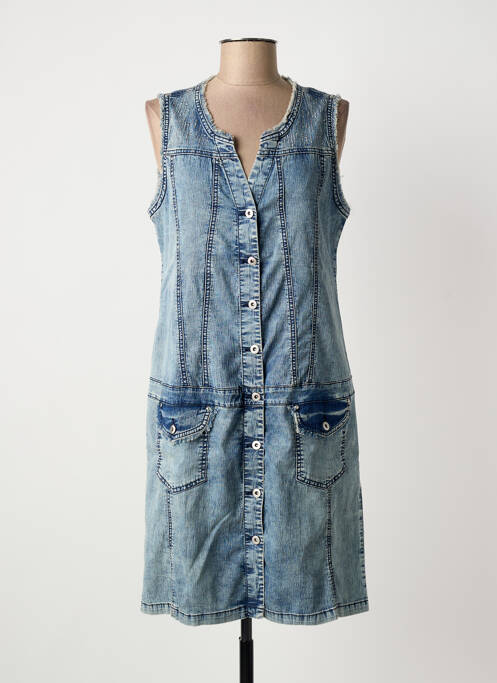 Rochie midi albastru EVA KAYAN femeie