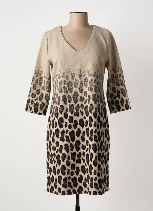 Rochie midi bej NINATI femeie