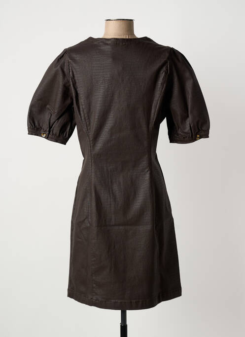 Rochie scurtă maro CREAM femeie