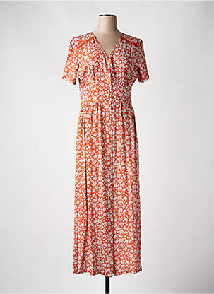 Rochie lungă portocaliu CONCEPT K femeie