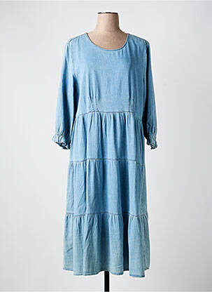 Rochie midi albastru CREAM femeie