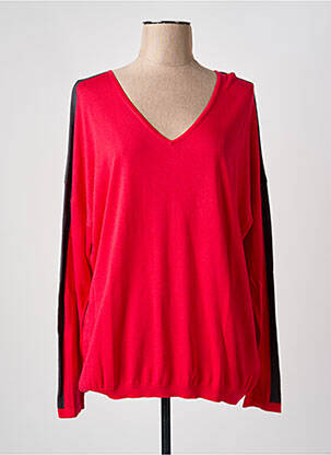 Pulover roșu SANDWICH femeie