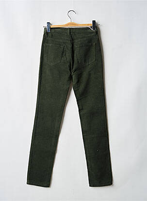 Pantalon slim talie înaltă talie înaltă verde NINATI femeie