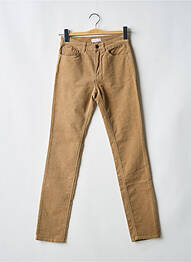 Pantalon slim elasticitate talie înaltă maro NINATI femme