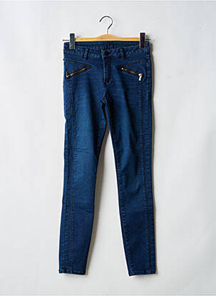 Blugi cu croială slim albastru ONE STEP femeie