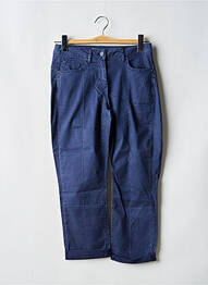 Pantalon 7/8 elasticitate mărime normală albastru deschis SANDWICH femme