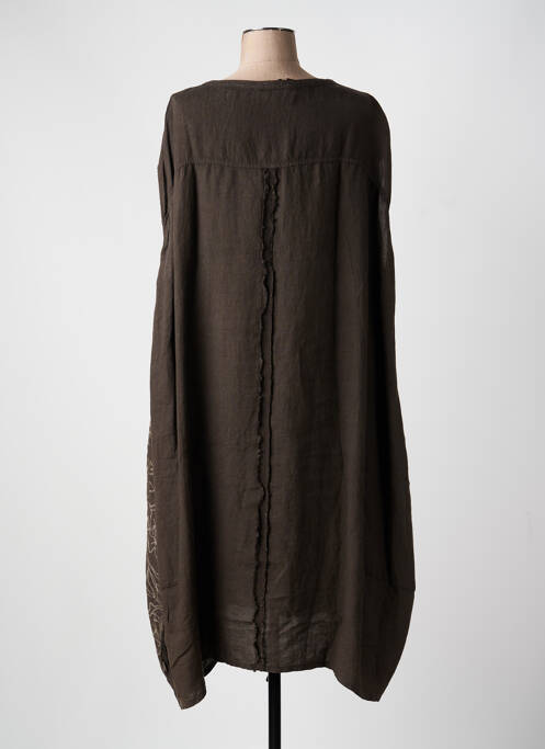 Rochie midi maro ELEMENTE CLEMENTE femeie