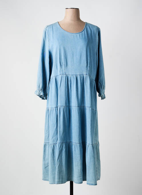 Rochie midi albastru CREAM femeie