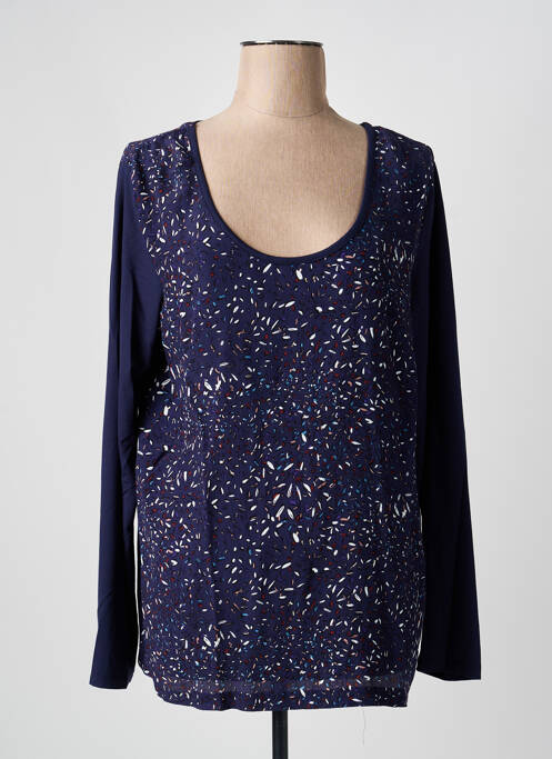 Top albastru SANDWICH femeie