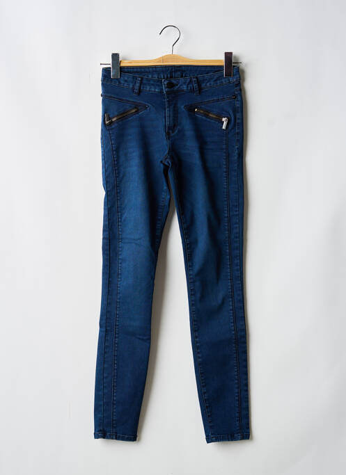 Blugi cu croială slim albastru ONE STEP femeie