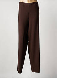 Pantalon drept elasticitate mărime normală maro CHRISTIAN MARRY femme