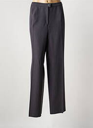 Pantalon drept elasticitate talie înaltă gri KARTING femme
