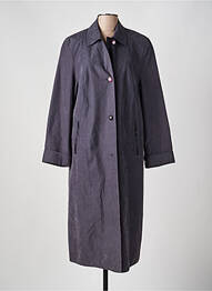 Trench buzunare fără glugă albastru SEMPRE PIU BY CHALOU femme