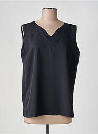 Top elasticitate fără mâneci negru FRANK WALDER femme