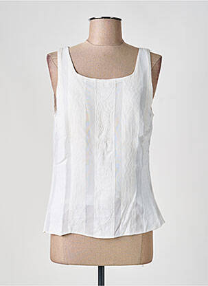 Top alb FRANCOISE DE FRANCE femeie