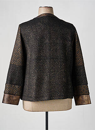 Jachete elegante guler rotund negru MERI & ESCA femeie