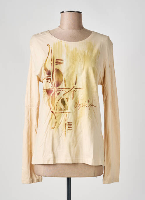 Tricou bej PRUNELLE femeie