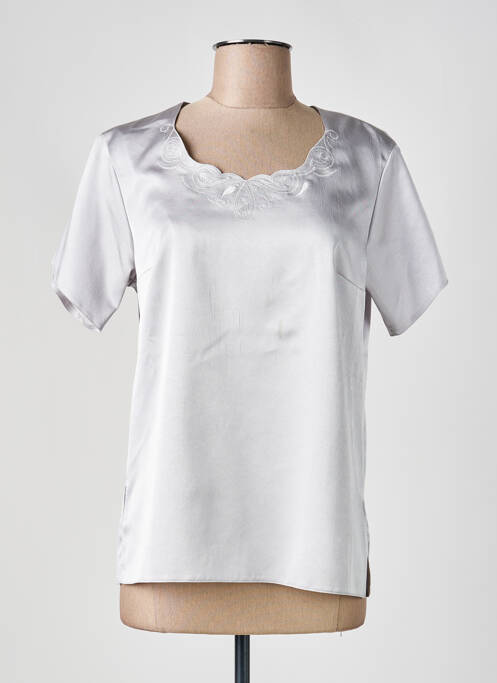 Top argintiu FRANCOISE DE FRANCE femeie