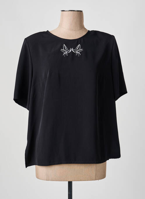 Top negru MARY WEST femeie