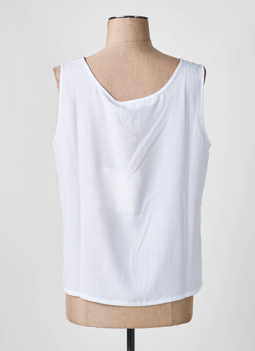 Top alb MARY WEST femeie