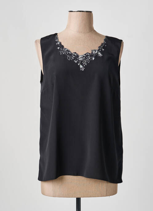 Top negru FRANCOISE DE FRANCE femeie